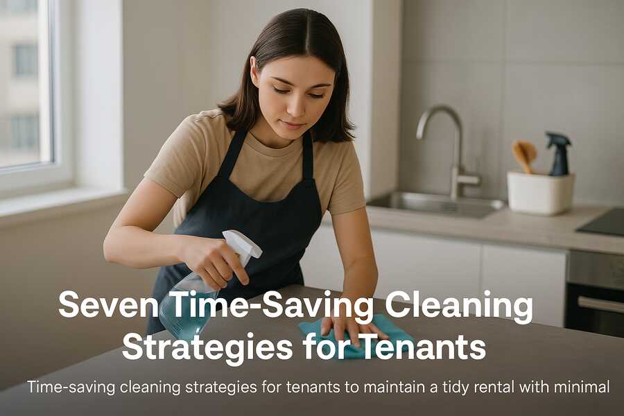 Seven Time-Saving Cleaning Strategies for Tenants.