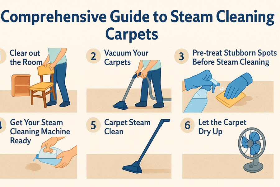 A Comprehensive Guide to Steam Cleaning Carpets