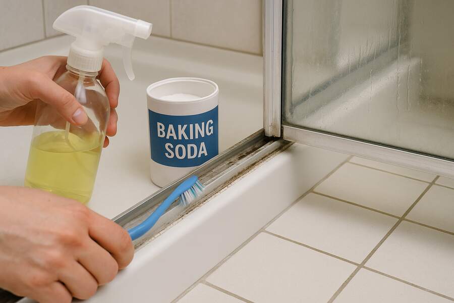 Clean Shower Door Tracks: Easy Natural Methods