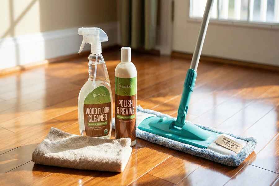 Recommended Cleaning Products for Sparkling Wood Floors